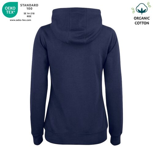 Sudadera Mod. ORGANIC COTTON HOODY LADIES Azul oscuro (580) Talla S