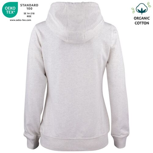 Sudadera Mod. ORGANIC COTTON HOODY LADIES (925) Nature Melange Talla S