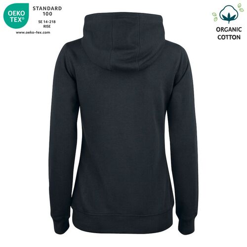 Sudadera Mod. ORGANIC COTTON HOODY LADIES Negro (99) Talla L