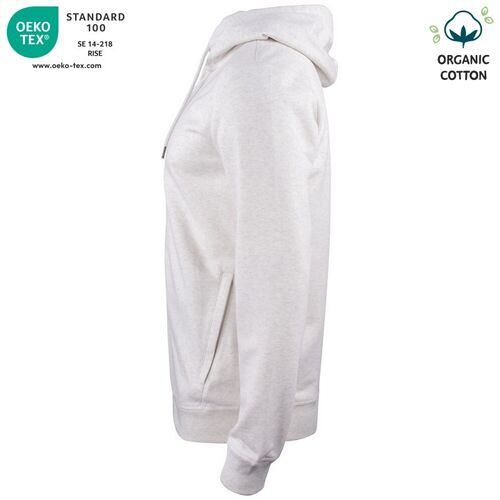 Sudadera Mod. ORGANIC COTTON HOODY FULL ZIP (925) Nature Melange Talla L