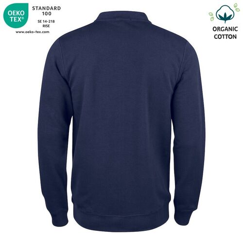 Sudadera Mod. ORGANIC COTTON CARDINGAN Azul oscuro (580) Talla L