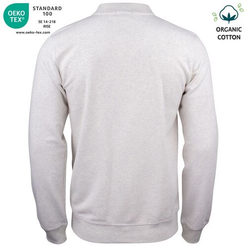 Sudadera Mod. ORGANIC COTTON CARDINGAN (925) Nature Melange Talla 3XL