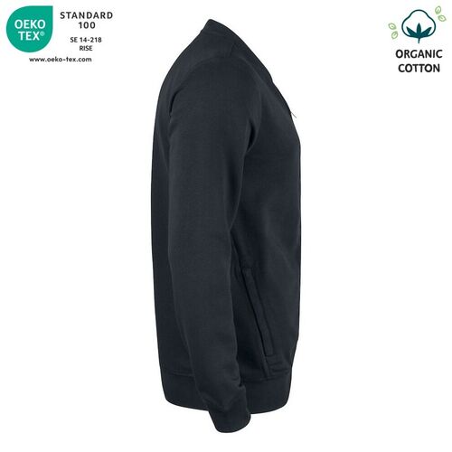 Sudadera Mod. ORGANIC COTTON CARDINGAN Negro (99) Talla 4XL