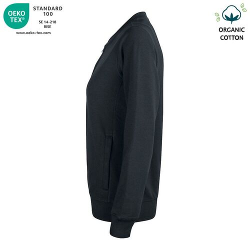 Sudadera Mod. ORGANIC COTTON CARDINGAN LADIES Negro (99) Talla L