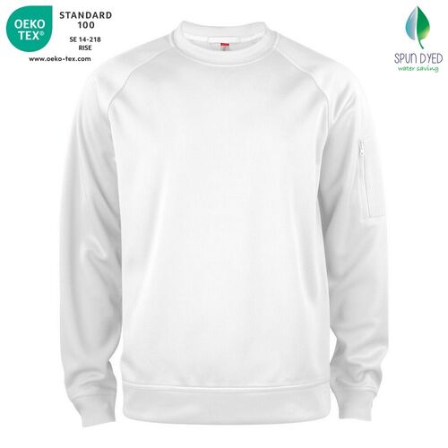 Sudadera Mod. BASIC ACTIVE ROUNDNECK Blanco (00) Talla XS