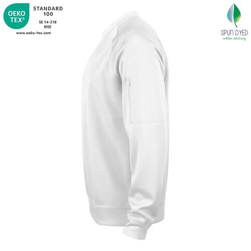 Sudadera Mod. BASIC ACTIVE ROUNDNECK Blanco (00) Talla XS