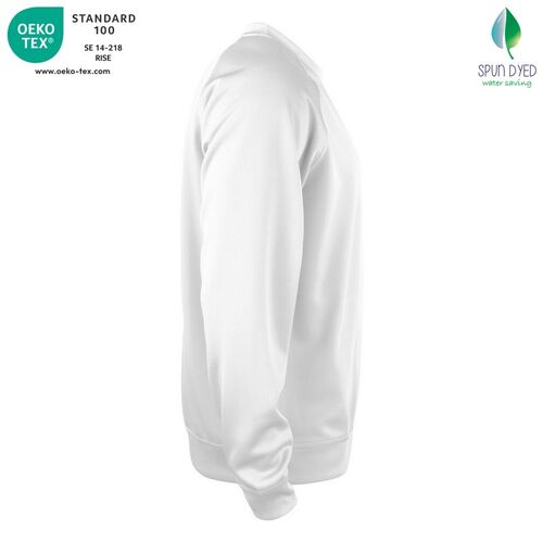 Sudadera Mod. BASIC ACTIVE ROUNDNECK Blanco (00) Talla XS