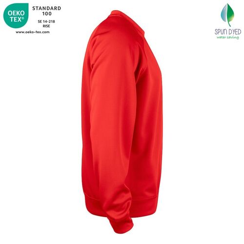 Sudadera Mod. BASIC ACTIVE ROUNDNECK Rojo (35) Talla 3XL