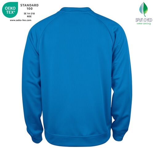 Sudadera Mod. BASIC ACTIVE ROUNDNECK Azul real (55) Talla L