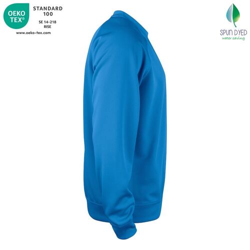 Sudadera Mod. BASIC ACTIVE ROUNDNECK Azul real (55) Talla L