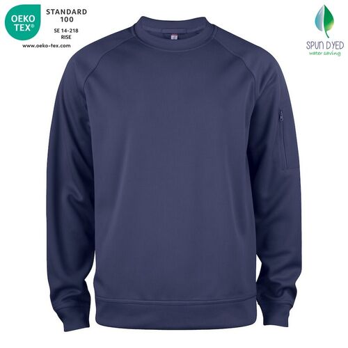 Sudadera Mod. BASIC ACTIVE ROUNDNECK Azul oscuro (580) Talla 4XL