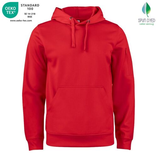 Sudadera Mod. BASIC ACTIVE HOODY Rojo (35) Talla 3XL