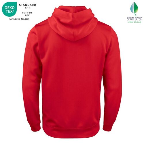 Sudadera Mod. BASIC ACTIVE HOODY Rojo (35) Talla 3XL