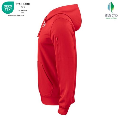 Sudadera Mod. BASIC ACTIVE HOODY Rojo (35) Talla 3XL