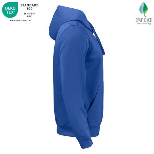 Sudadera Mod. BASIC ACTIVE HOODY Azul real (55) Talla 4XL