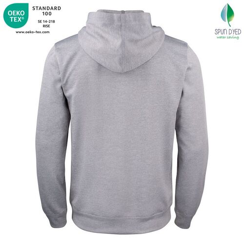 Sudadera Mod. BASIC ACTIVE HOODY Gris jaspeado (95) Talla XL