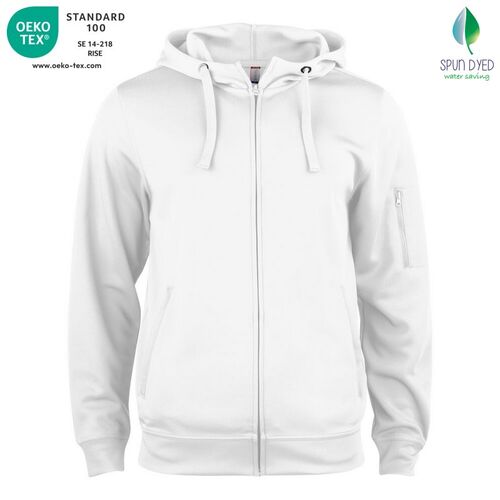 Sudadera Mod. BASIC ACTIVE HOODY FULL ZIP Blanco (00) Talla XS