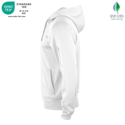 Sudadera Mod. BASIC ACTIVE HOODY FULL ZIP Blanco (00) Talla XS