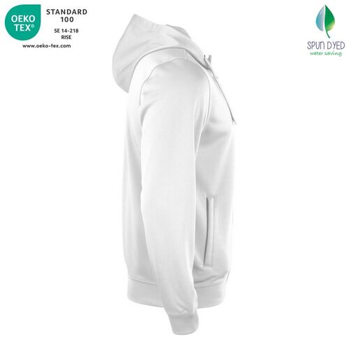 Sudadera Mod. BASIC ACTIVE HOODY FULL ZIP Blanco (00) Talla XS