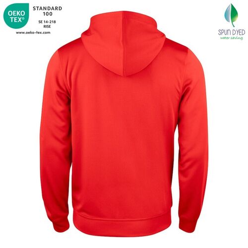 Sudadera Mod. BASIC ACTIVE HOODY FULL ZIP Rojo (35) Talla 3XL