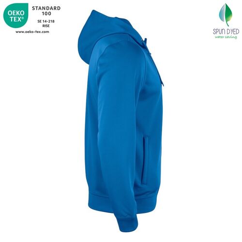 Sudadera Mod. BASIC ACTIVE HOODY FULL ZIP Azul real (55) Talla M