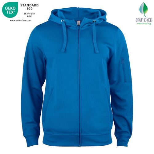 Sudadera Mod. BASIC ACTIVE HOODY FULL ZIP Azul real (55) Talla 3XL