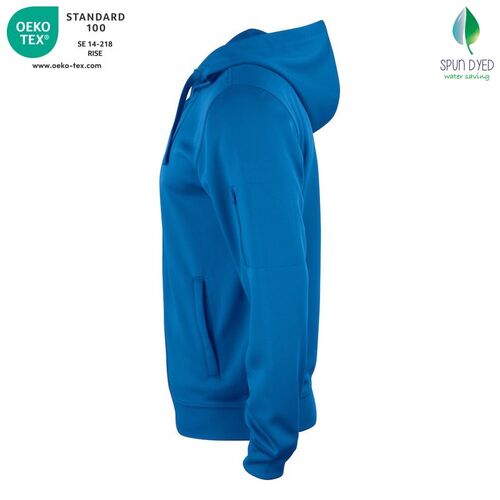 Sudadera Mod. BASIC ACTIVE HOODY FULL ZIP Azul real (55) Talla 3XL