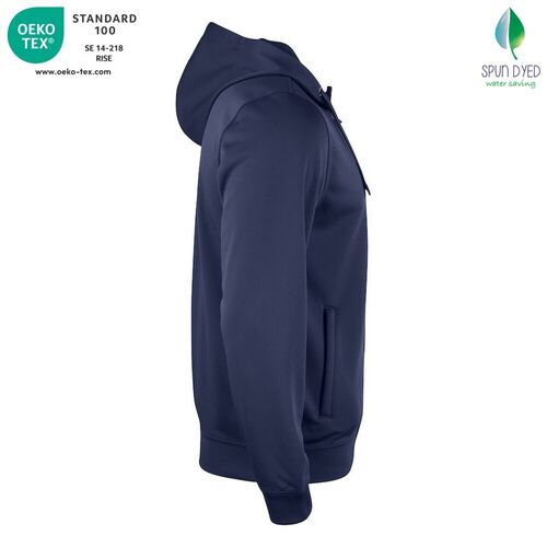 Sudadera Mod. BASIC ACTIVE HOODY FULL ZIP Azul oscuro (580) Talla L