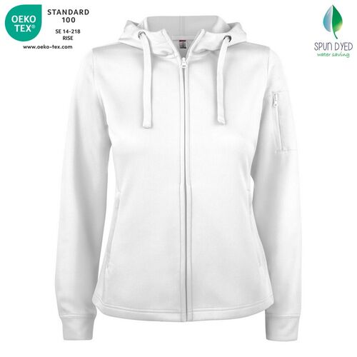 Sudadera Mod. BASIC ACTIVE HOODY FULL ZIP LADIES Blanco (00) Talla XS