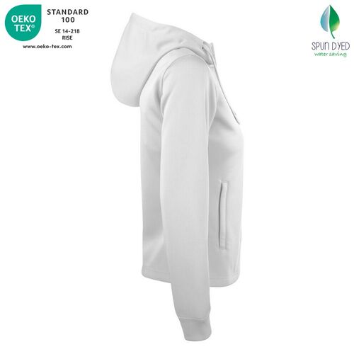 Sudadera Mod. BASIC ACTIVE HOODY FULL ZIP LADIES Blanco (00) Talla XS