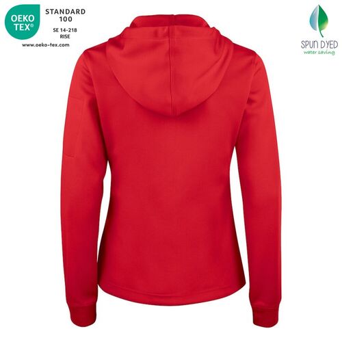 Sudadera Mod. BASIC ACTIVE HOODY FULL ZIP LADIES Rojo (35) Talla L