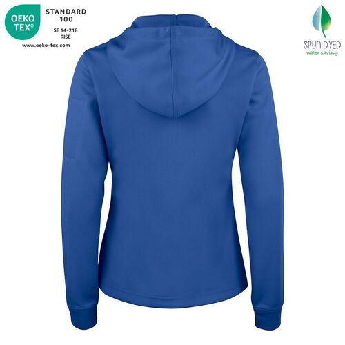 Sudadera Mod. BASIC ACTIVE HOODY FULL ZIP LADIES Azul real (55) Talla M