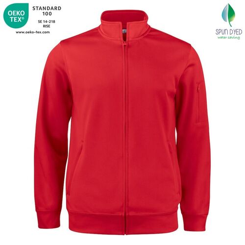 Sudadera Mod. BASIC ACTIVE CARDIGAN Rojo (35) Talla 3XL