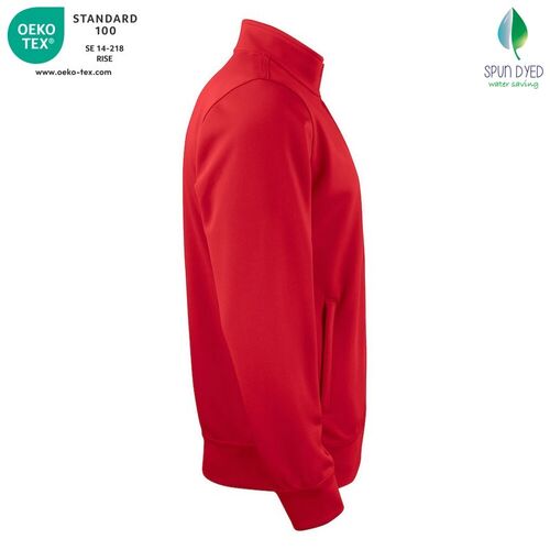 Sudadera Mod. BASIC ACTIVE CARDIGAN Rojo (35) Talla 3XL