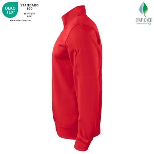 Sudadera Mod. BASIC ACTIVE HALF ZIP Rojo (35) Talla XS