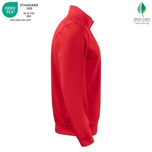 Sudadera Mod. BASIC ACTIVE HALF ZIP Rojo (35) Talla XS