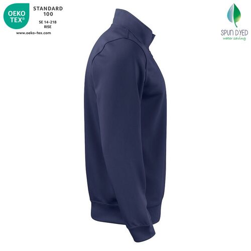 Sudadera Mod. BASIC ACTIVE HALF ZIP Azul oscuro (580) Talla XS