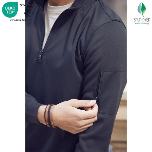 Sudadera Mod. BASIC ACTIVE HALF ZIP Negro (99) Talla 3XL