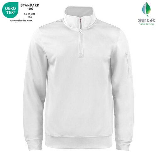 Sudadera Mod. BASIC ACTIVE HALF ZIP Blanco (00) Talla L