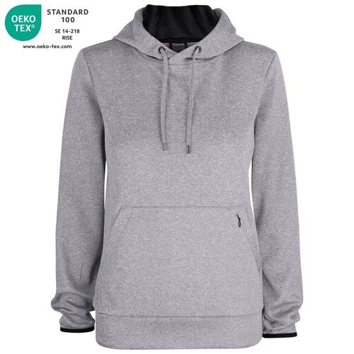 Sudadera con capucha Mod. OAKDALE LADIES Gris jaspeado (95) Talla M