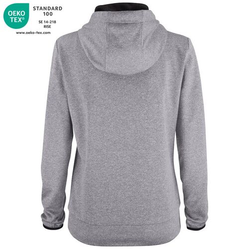 Sudadera con capucha Mod. OAKDALE LADIES Gris jaspeado (95) Talla M