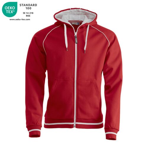 Sudadera con capucha Mod. GARRY Rojo (35) Talla S