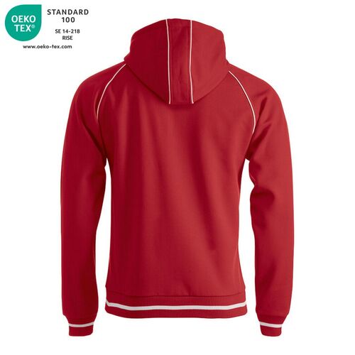 Sudadera con capucha Mod. GARRY Rojo (35) Talla S