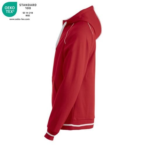 Sudadera con capucha Mod. GARRY Rojo (35) Talla S