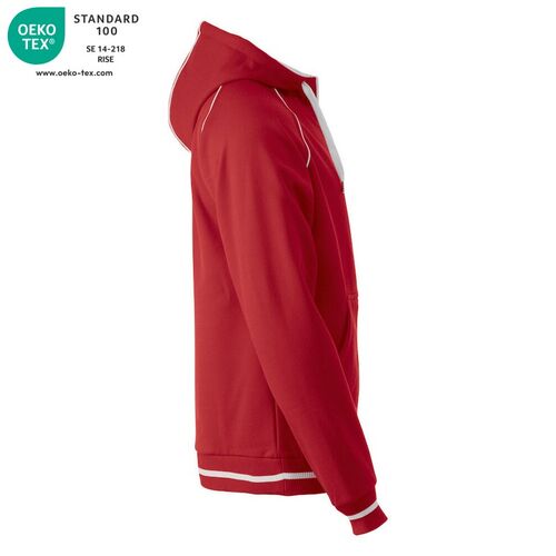 Sudadera con capucha Mod. GARRY Rojo (35) Talla S