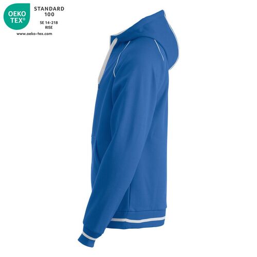 Sudadera con capucha Mod. GARRY Azul real (55) Talla S