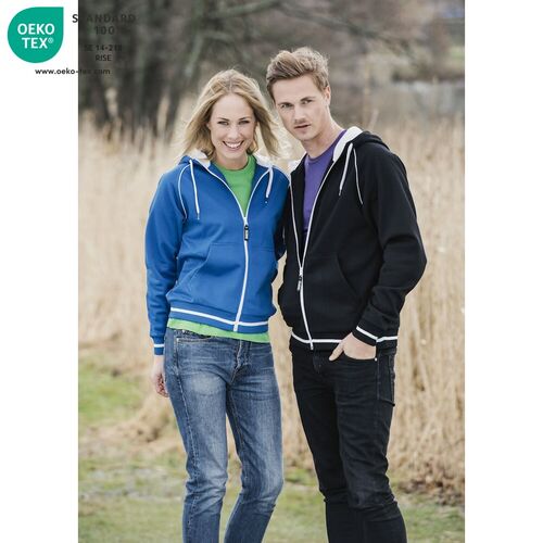 Sudadera con capucha Mod. GARRY Azul real (55) Talla S