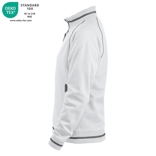 Sudadera con cremallera Mod.CRAIG Blanco (00) Talla XXL