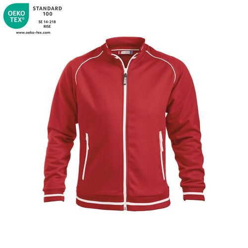 Sudadera con cremallera Mod.CRAIG Rojo (35) Talla XS