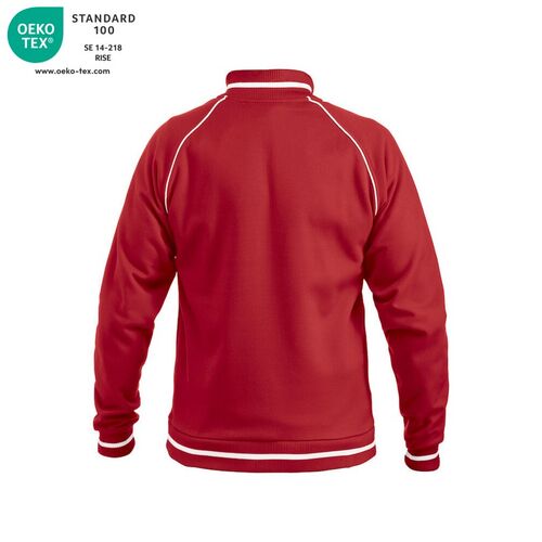 Sudadera con cremallera Mod.CRAIG Rojo (35) Talla XS
